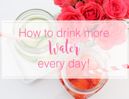 How to drink more water every day!