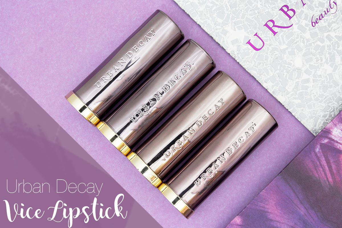 Urban Decay Vice Lipstick Review & Swatches